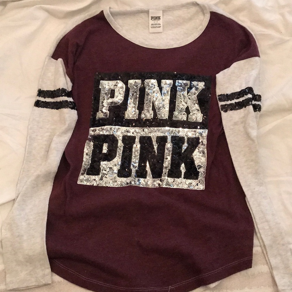 Pink VS long sleeve shirt.